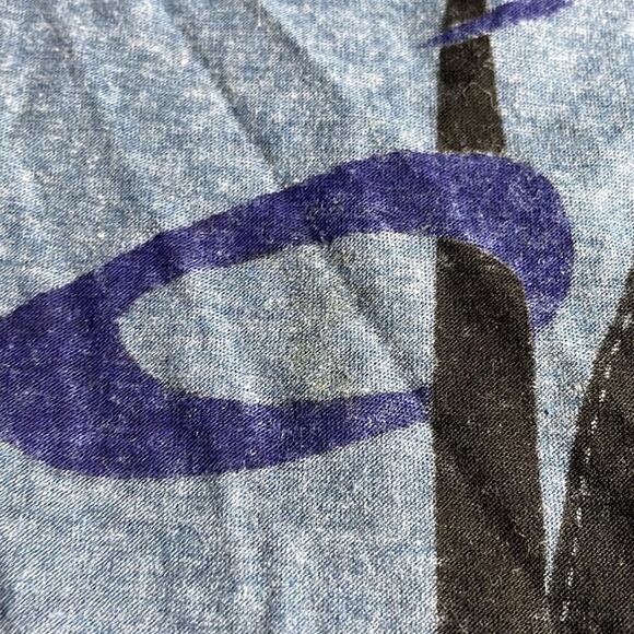 Hermes Madame and Monsieur Navy Blue Cotton Oversized Scarf - Picture 8 of 9